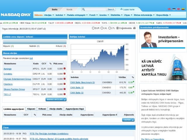 Nasdaq Riga, AS